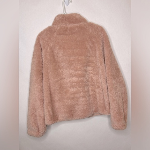 Love Tree Sherpa Women’s Puffer Jacket Mauve/Pink Size Large. Lots of pockets! - Picture 2 of 13